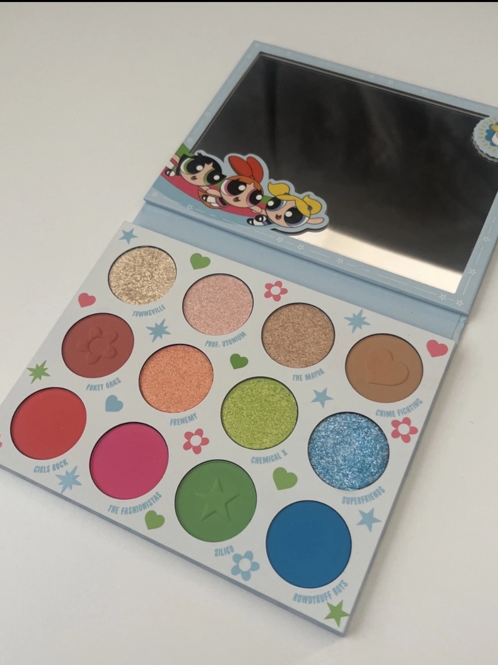 ColourPop Powerpuff Girls Palette - Blue, Pink, Green